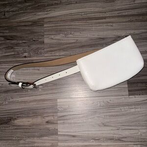 White Leather MK Bag
